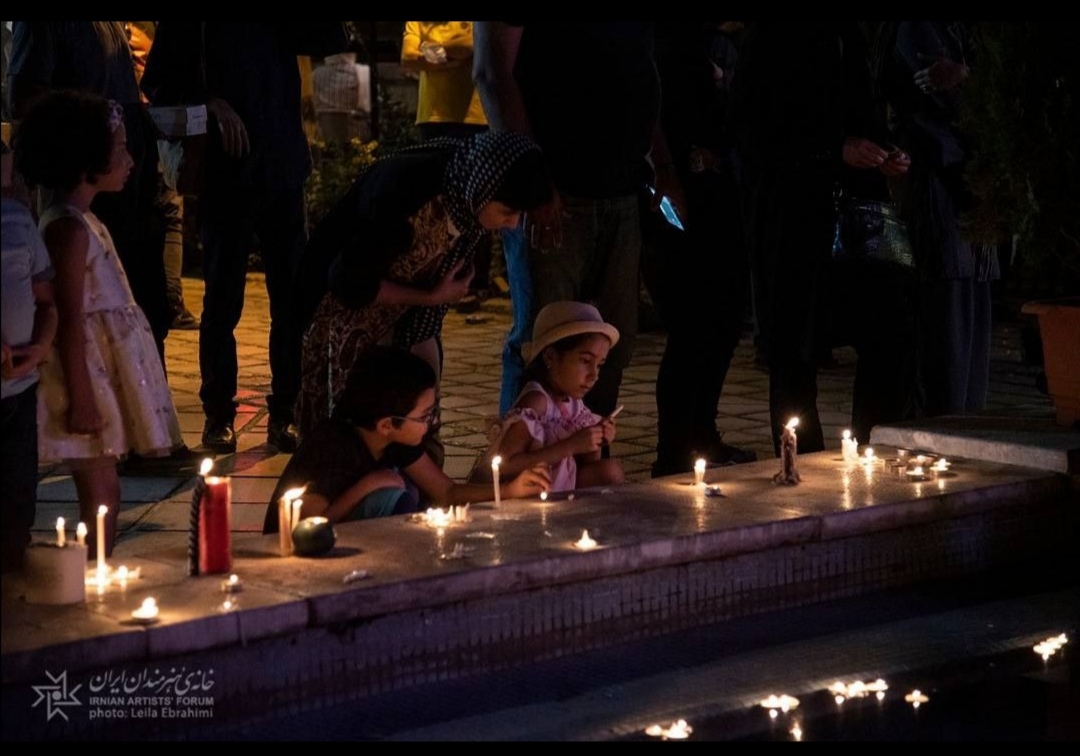 شمع‌ها در خانه هنرمندان ایران به یاد «سایه» گریستند