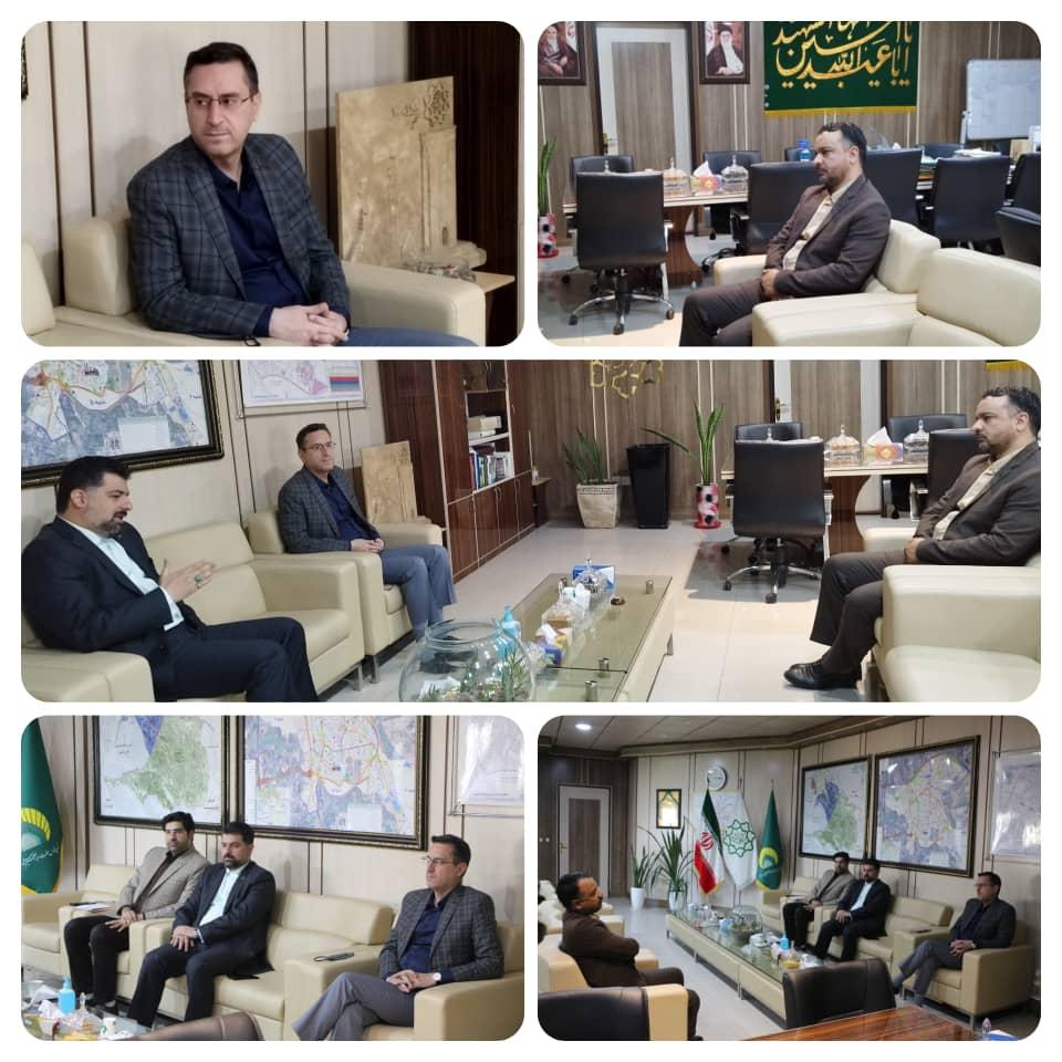 دیدار مدیرکل امور مالیاتی جنوب استان تهران با شهردار منطقه ۲۰