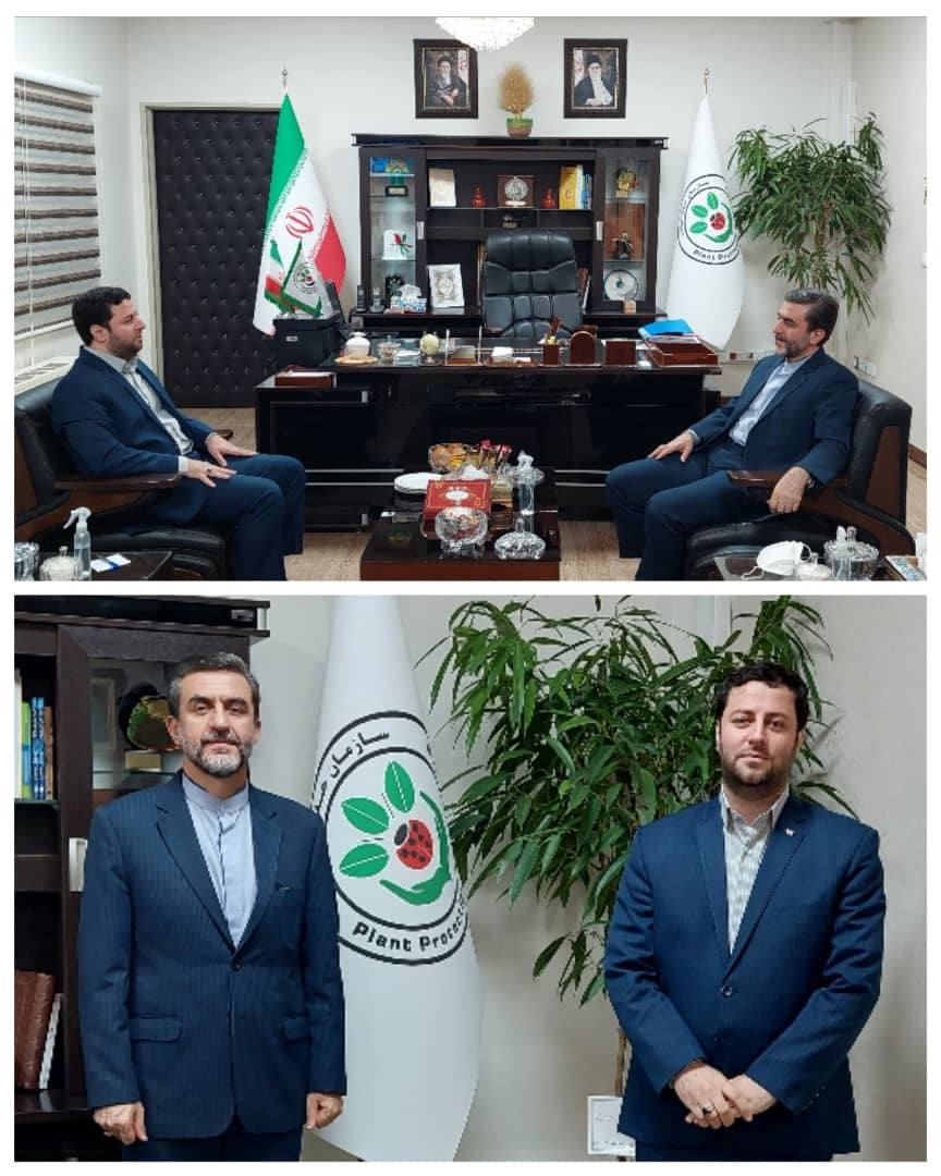 دیدار رئیس کمیته روابط عمومی و رسانه انجمن گردشگری ایران با رئیس سازمان حفظ نباتات کشور